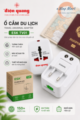 Điện Quang Ổ cắm du lịch ESK TV01