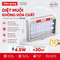 Điện Quang Đèn bắt muỗi EML06L 380x65x250mm