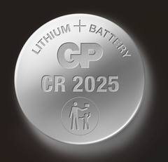 GP Pin cúc áo Lithium 2025 CR2025-2CPU5
