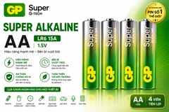 GP Pin tiểu Alkaline AA GP15AETA21-2GSBC4