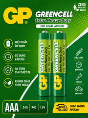 GP Pin đũa Greencell AAA GP24G-2U2