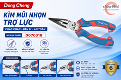 DongCheng Kìm mũi nhọn trợ lực D070318 - Size 8'