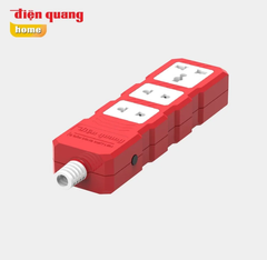 Điện Quang Ổ cắm công suất lớn ESK HP 3RW (3 lỗ, màu đỏ trắng, không dây)