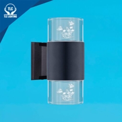 TLC Đèn trang trí hai đầu họa tiết Hoa Sen 14W thân đen - vàng