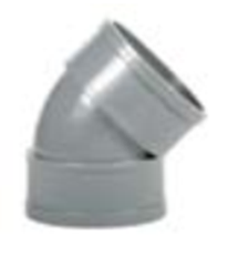 Nhựa ĐN Co 45° uPVC D168 PN6