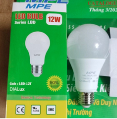 MPE Đèn LED bulb 12W trắng