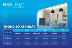 TLC Đèn led búp MaxLight 50W trắng