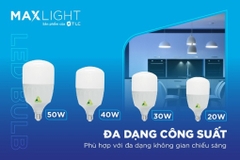 TLC Đèn led búp MaxLight 30W trắng