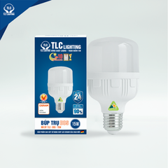 TLC Đèn led búp trụ DOS 15W trắng