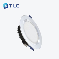 TLC Đèn âm trần Eyecare Standard 9W trắng - viền bạc