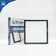 TLC Đèn led ốp nổi 24W vuông trắng - vỏ đen