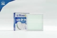 TLC Đèn led ốp nổi 12W vuông trắng - vỏ trắng