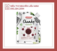 Mứt Anh Đào Andros Chunky 1kg – Cherry Fruit Preparation