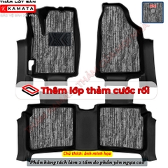 Thảm lót sàn ô tô Honda City 2015 - 2021 đúc nguyên khối TPE/TPV (3 tấm/Bộ) 2 phom xe