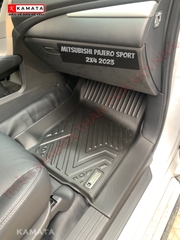 Thảm lót sàn ô tô 5D Mitsubishi Pajero 2019 - 2023 đúc nguyên khối TPV (4 tấm/Bộ) 2x4 4x4