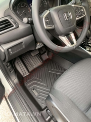 Thảm lót sàn ô tô Honda BRV 2023 khuôn đúc TPV 1 bộ 4 tấm