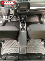 Thảm lót sàn ô tô Honda BRV 2023 khuôn đúc TPV 1 bộ 4 tấm