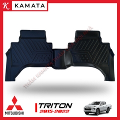 Thảm lót sàn ô tô Mitsubishi Triton 2015 - 2021 đúc nguyên khối TPV