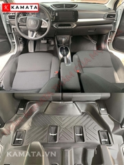 Thảm lót sàn ô tô Honda BRV 2023 khuôn đúc TPV 1 bộ 4 tấm