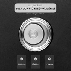 Bình giữ nhiệt Toyota inox 304 hiện thị nhiệt độ thông minh dung tích 500ml