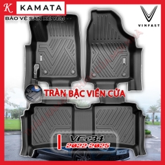 Thảm lót sàn ô tô 5D Vinfast Vfe34 2022 - 2023 đúc nguyên khối TPV cao cấp