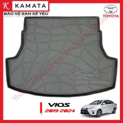 Thảm lót cốp xe ô tô  Toyota Vios 2019 - 2025 chất liệu TPV cao cấp mới nhất