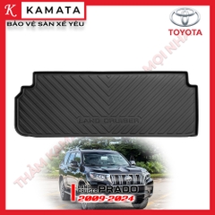 Thảm lót cốp tô Toyota Landcruiser Prado 2009 - 2024 đúc nguyên khối tràn viền TPV (1 tấm/Bộ)