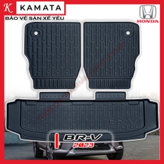 Thảm lót cốp xe ô tô Honda BRV 2023 chất liệu TPV cao cấp mới nhất