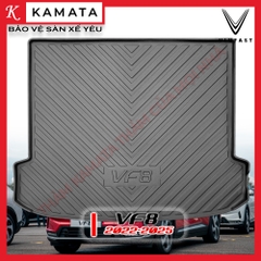 Thảm lót cốp xe ô tô Vinfast Vf8 2023 - Nay chất liệu TPV cao cấp mới nhất