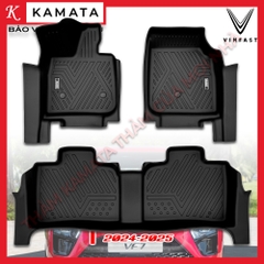 Thảm lót sàn ô tô 5D Vinfast VF7 tràn bậc viền cửa 2024 - Nay đúc nguyên khối TPV cao cấp
