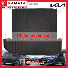 Thảm lót cốp Kia Caren 2023-2025 TPV new (tràn ghế)