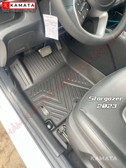 Thảm lót sàn ô tô Hyundai Stargazer 2022-2023 khuôn đúc TPV (1 bộ 4 tấm)