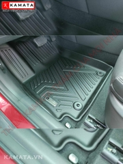 Thảm lót sàn ô tô Hyundai Kona 2018-2022 khuôn đúc TPV (1 bộ 3 tấm)