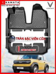 Thảm lót sàn ô tô 5D Vinfast VF3 2024 - Nay đúc nguyên khối TPV cao cấp