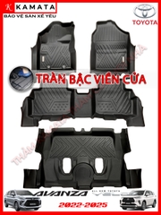Thảm lót sàn ô tô Toyota cross 2020 - 2023 khuôn đúc TPV (1 bộ 3 tấm)