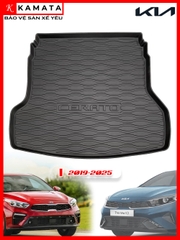 Thảm lót cốp xe ô tô KIA Cerato/ K3 2019- 2024 chất liệu TPV cao cấp mới nhất