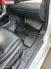 Thảm lót sàn ô tô 5D Mitsubishi Pajero 2019 - 2023 đúc nguyên khối TPV (4 tấm/Bộ) 2x4 4x4