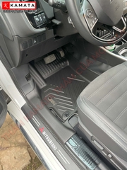 Thảm lót sàn ô tô Mitsubishi Outlander 2019 - 2023 đúc nguyên khối tràn viền TPV  (4 tấm/Bộ)