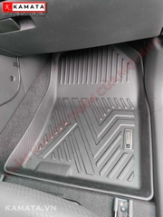 Thảm lót sàn ô tô Hyundai Kona 2018-2022 khuôn đúc TPV (1 bộ 3 tấm)