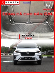 Thảm lót cốp xe ô tô Honda BRV 2023 chất liệu TPV cao cấp mới nhất