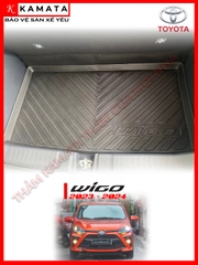 Thảm lót cốp xe ô tô Toyota Wigo 2017 -2023 chất liệu TPV cao cấp mới nhất