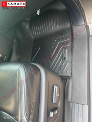 Thảm lót sàn ô tô Toyota Landcruiser Prado 2009- 2023 đúc nguyên khối TPE,TPV (4 tấm/Bộ)