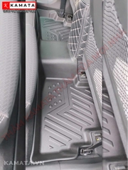 Thảm lót sàn ô tô Hyundai Kona 2018-2022 khuôn đúc TPV (1 bộ 3 tấm)
