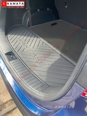 Thảm lót cốp xe ô tô Hyundai Santafe 2018 - 2023 chất liệu TPV cao cấp mới nhất
