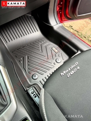 Thảm lót sàn ô tô Mazda2 2019 - 2023 đúc nguyên khối TPV (3 tấm/Bộ)