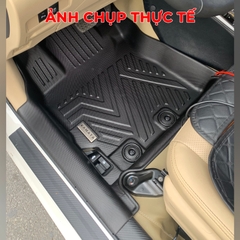 Thảm lót sàn ô tô Toyota Vios 2019 - 2025 khuôn đúc TPV (1 bộ 3 tấm) Tràn Viền