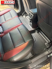 Thảm lót sàn ô tô KIA Cerato/ K3 2019- 2024 đúc nguyên khối tràn bậc viền cửa TPV (3 tấm/Bộ)