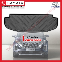 Thảm lót cốp ô tô Hyundai Custin 2023-2025 khuôn đúc TPV