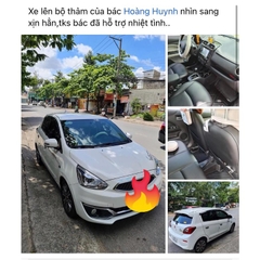 Thảm TPE lót sàn ô tô KAMATA Mitsubishi Mirage 2015 - 2019  đúc nguyên khối TPE