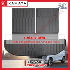 Thảm lót cốp Hyundai Stargazer 2022 - 2024 TPV new (tràn ghế)